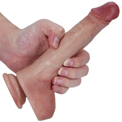 Gode Ventouse Douche Réaliste Silicone 20cm