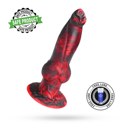 Gode Vibrant Silicone Rétractable Solide 22,09 cm