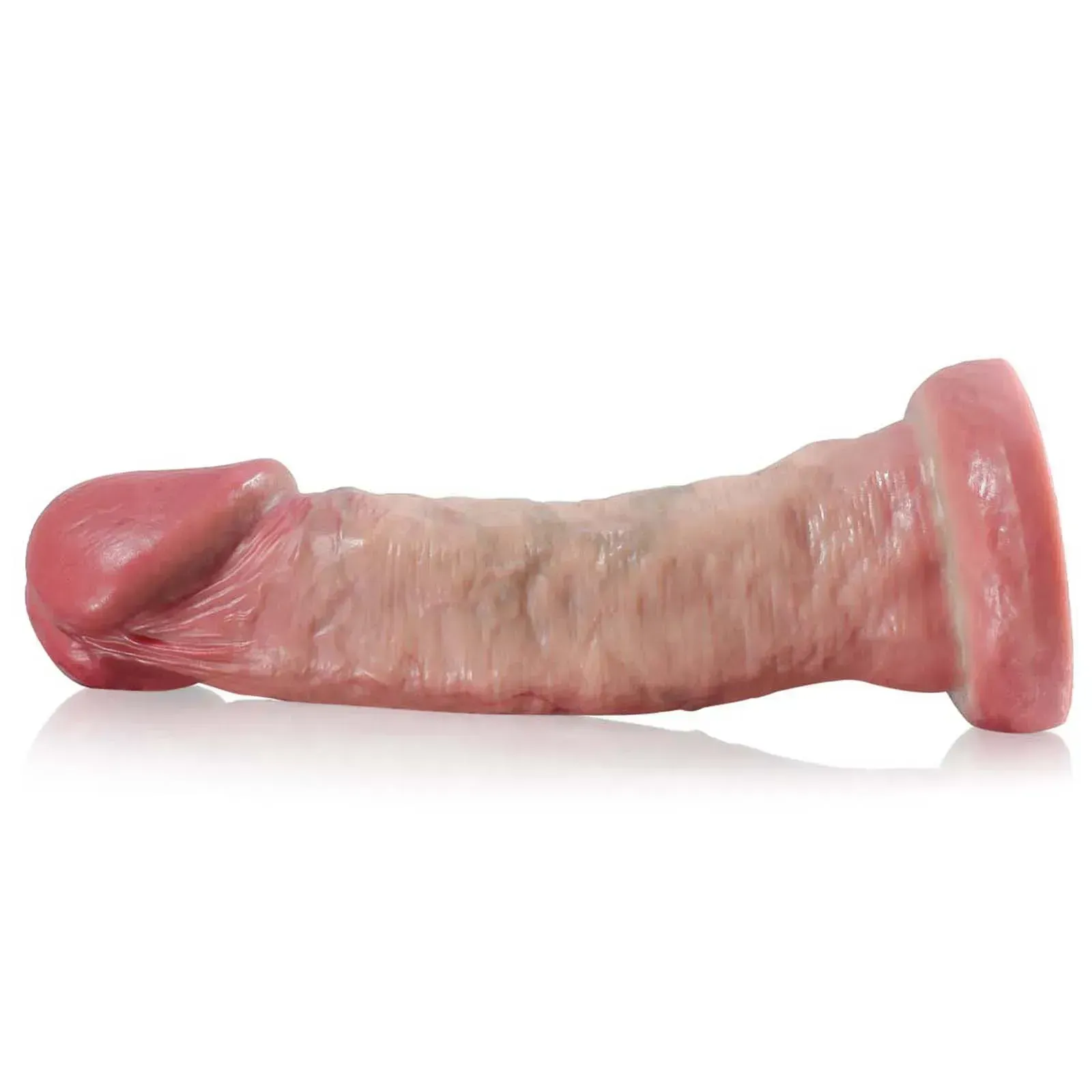 Long Gode Réaliste Silicone avec Ventouse 22.5cm