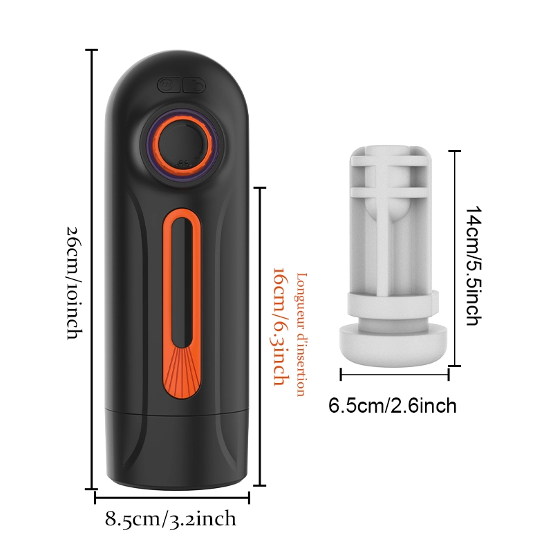 Masturbateur Automatique Avec 10 Vibrations Poussées Et 4 Modes De Succion