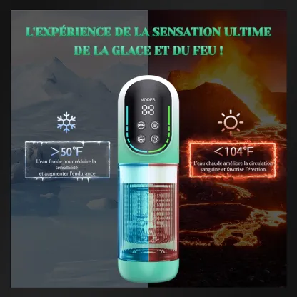 Masturbateur Étanche Sucant, Rotatif, Va-et-Vient et Vibrant