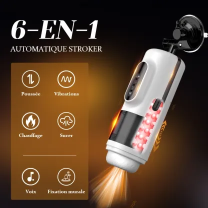 Masturbateur Silencieux avec Moteur Puissant et Manchon Sans Odeur