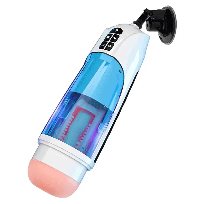 Masturbateur Grande Taille Mains Libres Avec Base Chauffante