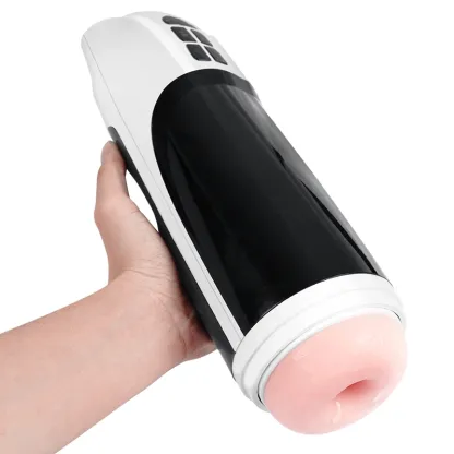 Masturbateur Grande Taille Mains Libres Avec Base Chauffante