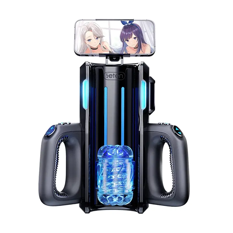  Masturbateur Avec 10 Modes De Va-et-Vient & 10 Vitesses, Avec 2 Manchons