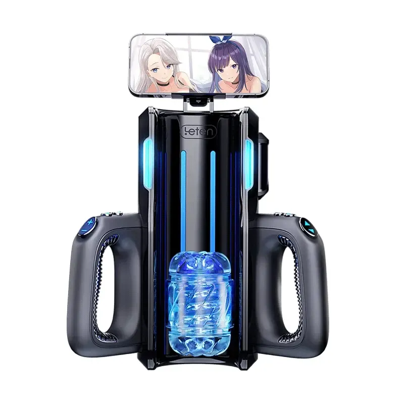  Masturbateur Avec 10 Modes De Va-et-Vient & 10 Vitesses, Avec 2 Manchons