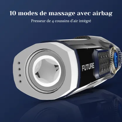 Masturbateur De Luxe Avec 10 Air Bags De Massage Et Base De Séchage Chauffante