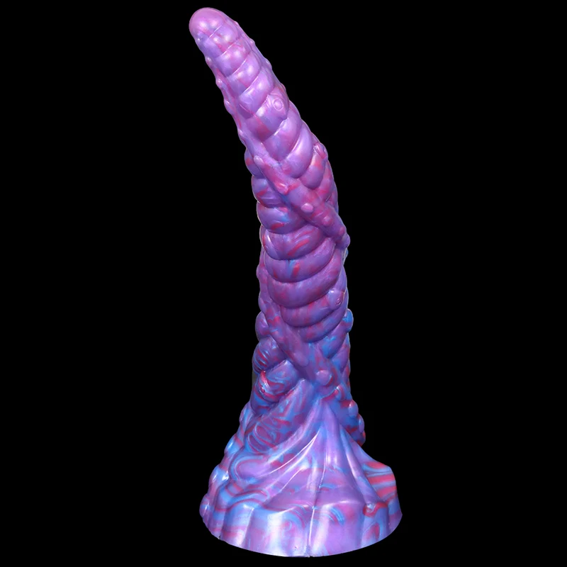 Monster Dildo avec Tige Rotative en Silicone 28 cm