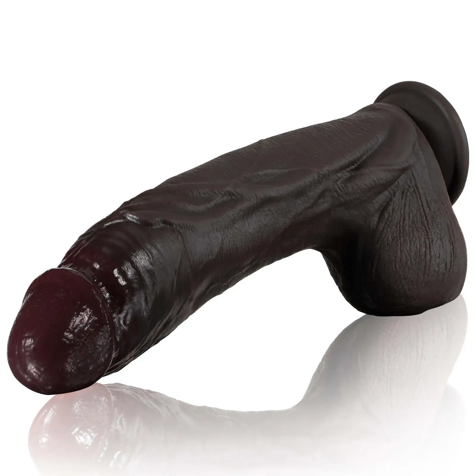 Noir Gros Gode Ventouse Realiste 26.5cm