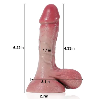 Petit Gode Realiste Silicone Anal 15.79cm