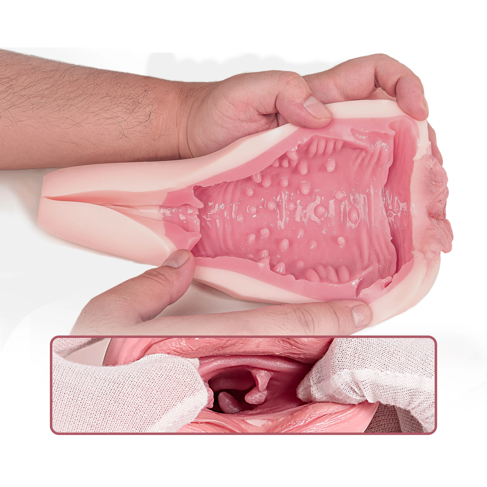 Pocket Pussy en Silicone avec Lèvres Réalistes