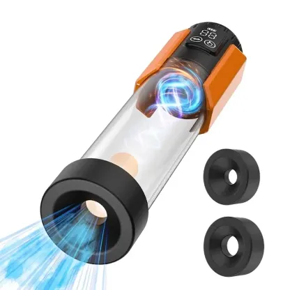 Pompe a Penis à 5 Niveaux de Succion pour Entraînement à l'Eau Chaude et Froide