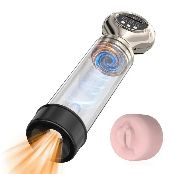 Pompe a Penis avec Aspiration Puissante et Dégonflage à Une Touche