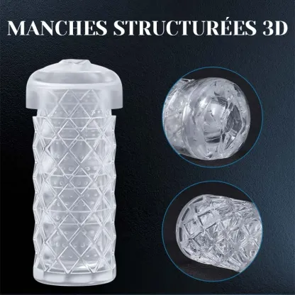 Pompe a Penis Hydro 6 Niveaux de Succion, Affichage LED, 100 % Étanche