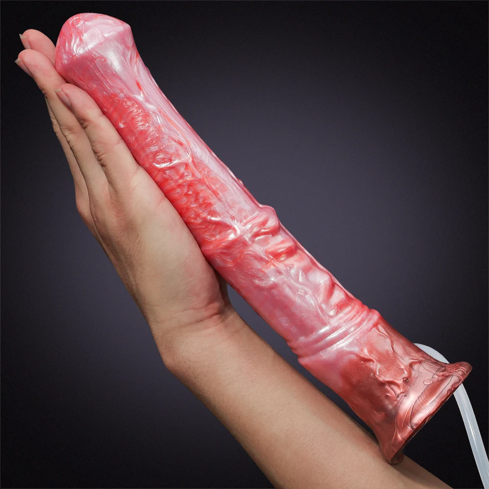 Réaliste Gode ​​Cheval éjaculation Silicone 29.5cm