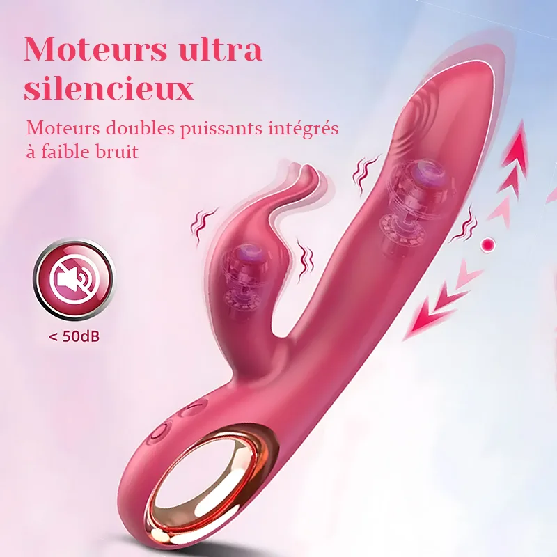 Rabbit Vibrator À 10 Modes De Vibration Et De Poussée Pour Une Stimulation Ultime
