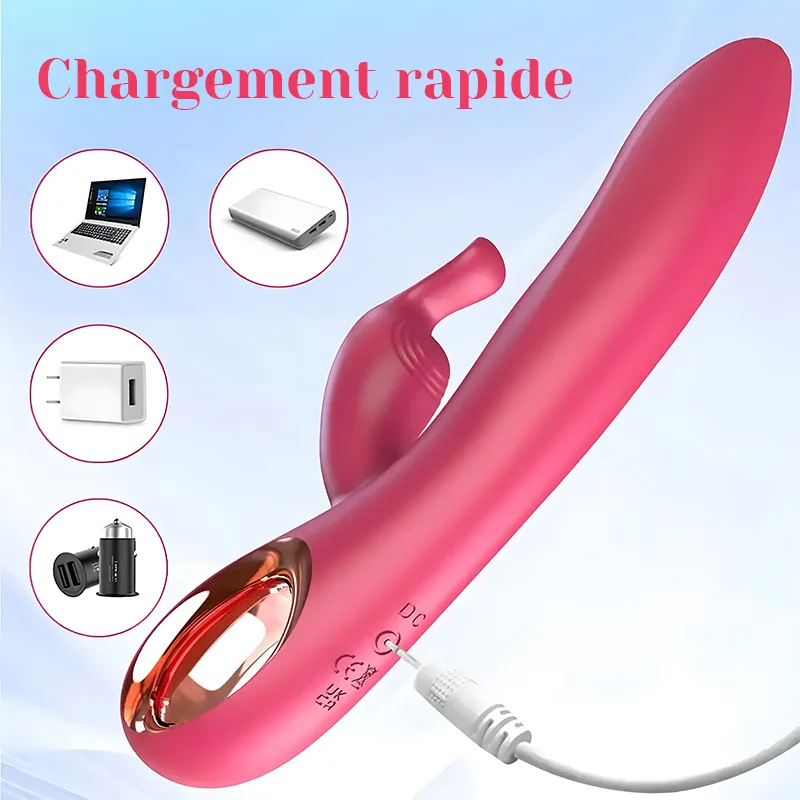 Rabbit Vibrator À 10 Modes De Vibration Et De Poussée Pour Une Stimulation Ultime
