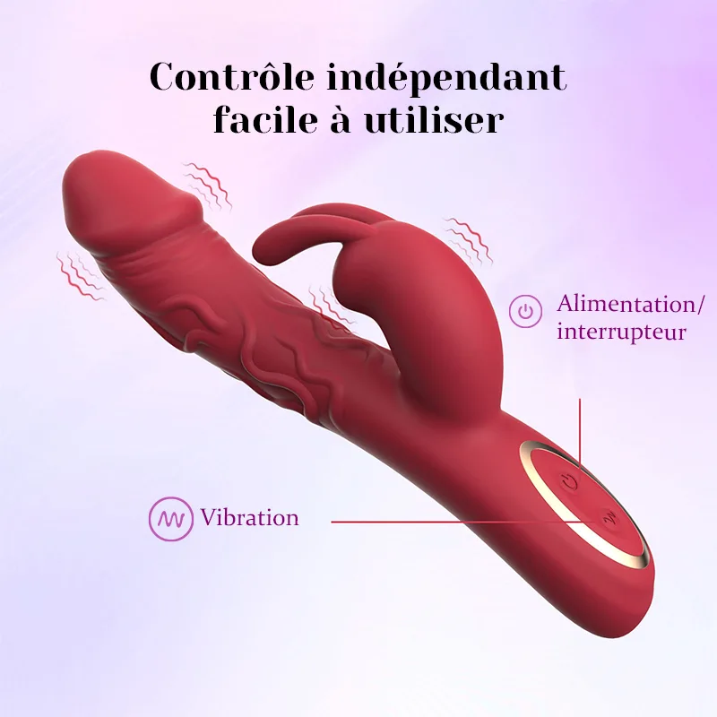 Meilleur Rabbit Vibrator En Silicone À 10 Modes De Vibration