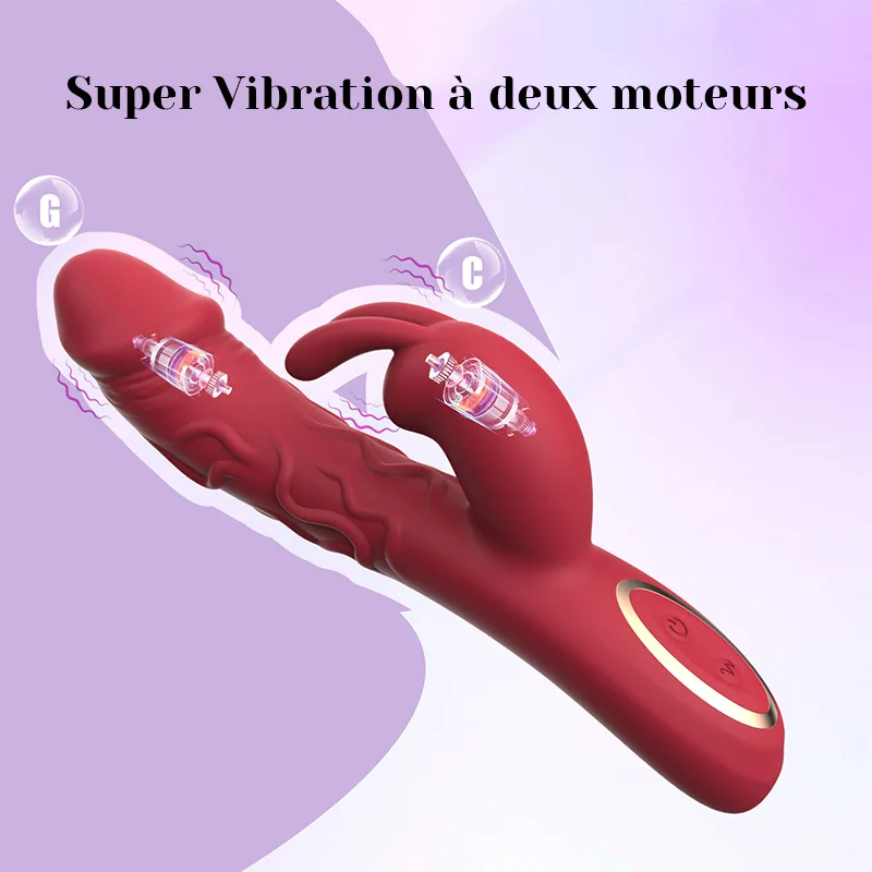 Meilleur Rabbit Vibrator En Silicone À 10 Modes De Vibration