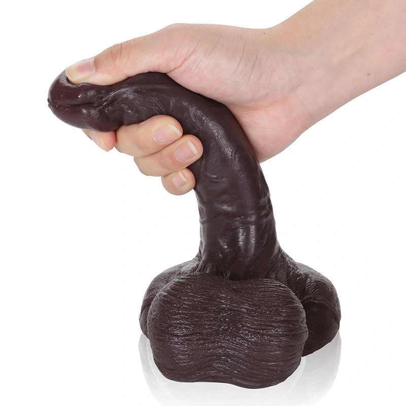 Realistic Dildo Avec Testicules Et Ventouse Large De 18 cm