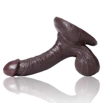 Realistic Dildo Avec Testicules Et Ventouse Large De 18 cm