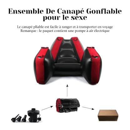 Oreiller Sexuel Gonflable à Jambes Écartées