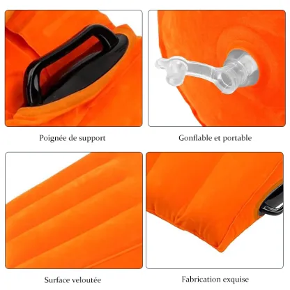 Oreiller Sexuel Gonflable Et Portable En Forme De Cale