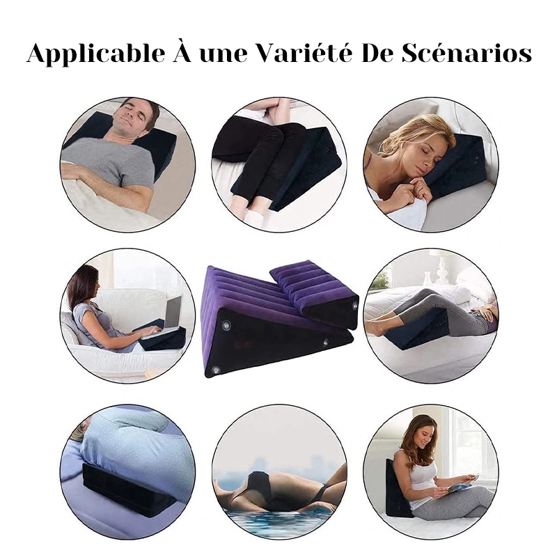 2 Pièces de Coussins de Position Sexuelle en Wedge