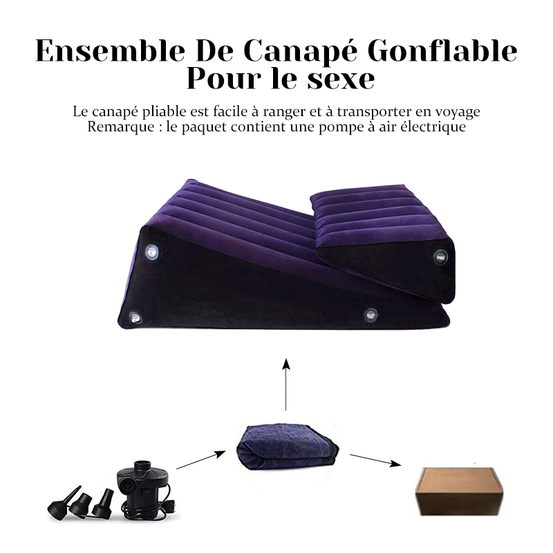 2 Pièces de Coussins de Position Sexuelle en Wedge