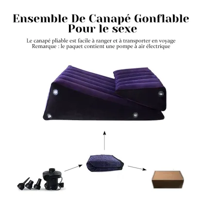2 Pièces de Coussins de Position Sexuelle en Wedge
