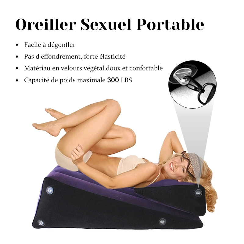 2 Pièces de Coussins de Position Sexuelle en Wedge