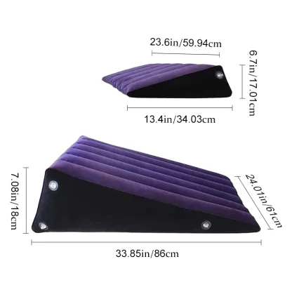 2 Pièces de Coussins de Position Sexuelle en Wedge