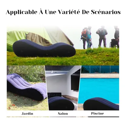 Set de Sofa Tantrique Gonflable Portable