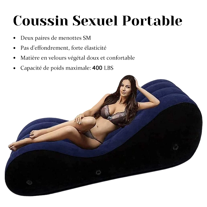 Set de Sofa Tantrique Gonflable Portable