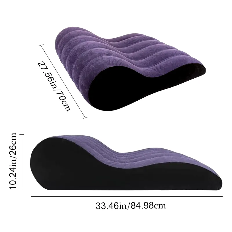 Sofa Tantrique Gonflable pour des Positions plus Profondes