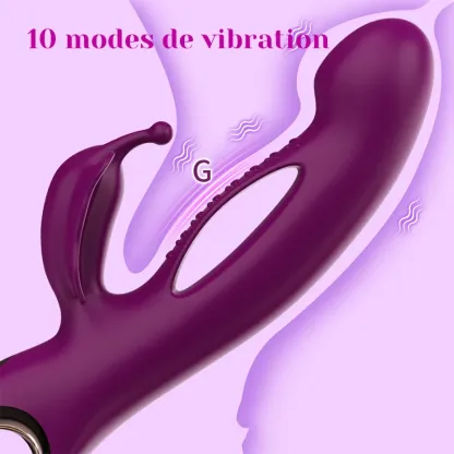 Stimulateur Clitoridien 3 En 1 Avec Stimulation Multiple De Vibrations Papillon