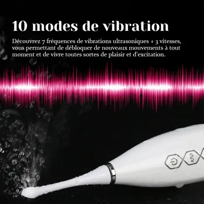 Stimulateur Clitoridien Portable À Haute Fréquence À Vibration Ultrasonique