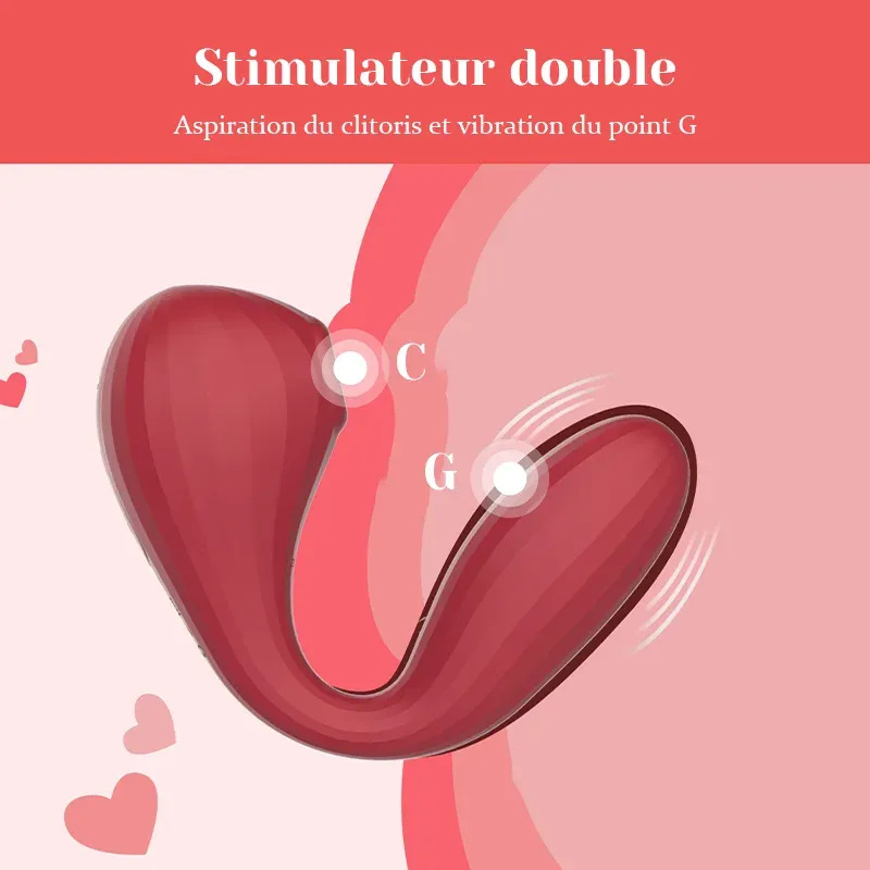 Stimulateur Clitoridien Suceur Rechargeable Portable APP