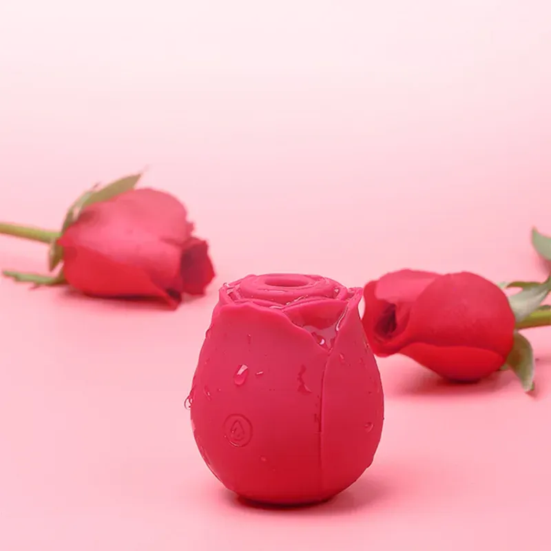 Stimulateur Clitoridien Vibrant à 10 Ventouses Vibromasseur Rose