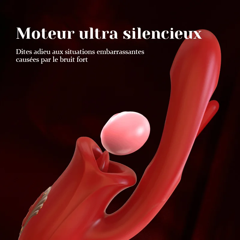 Stimulateur Clitoris 3 En 1 À Vibrations Léchantes