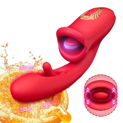 Stimulateur Clitoris 3 En 1 À Vibrations Léchantes