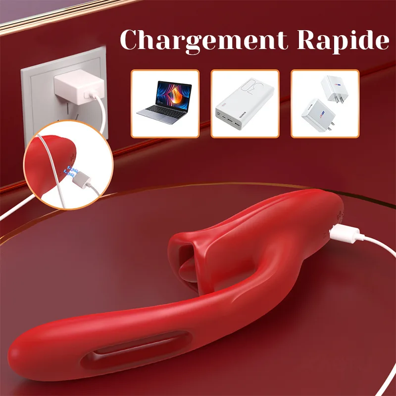 Stimulateur Clitoris 3 En 1 À Vibrations Léchantes