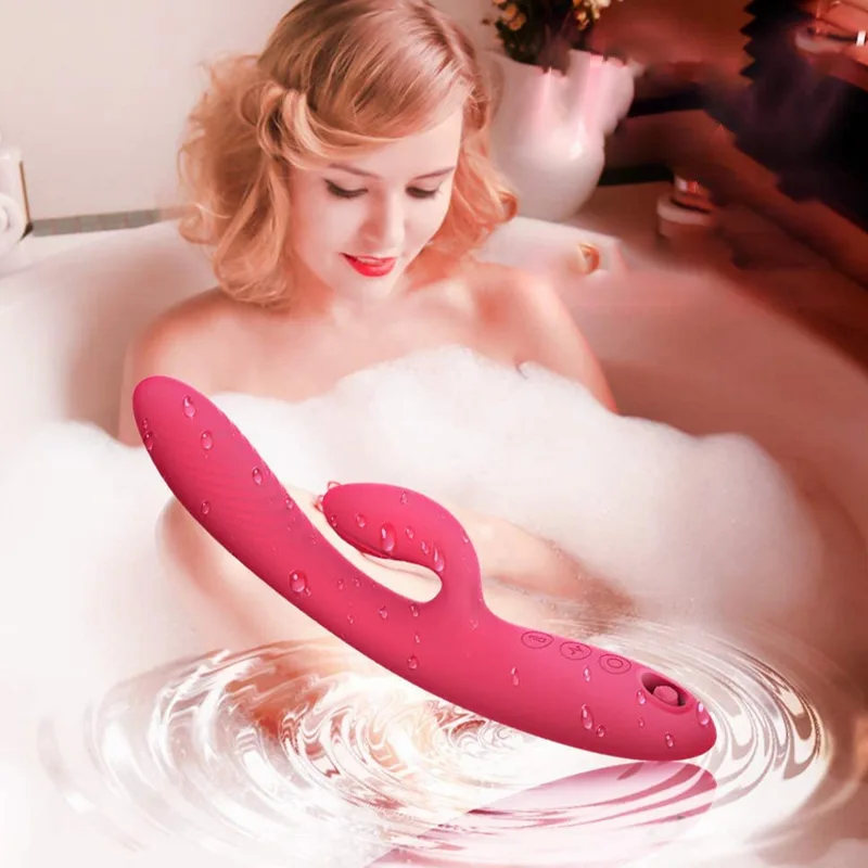 Stimulateur Clitoris Silicone Rechargeable 10 Vibrations Et 5 Modes De Succion