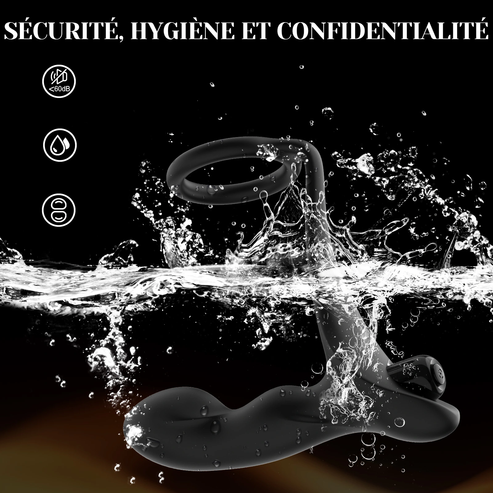 Leten - Stimulateur Prostatique avec 7 Modes de Vibration et Vibromasseur Intégré