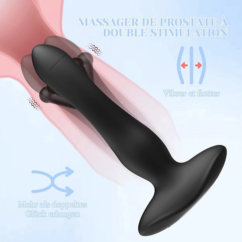 Stimulateur Prostatique avec 10 Modes de Vibration et Télécommande