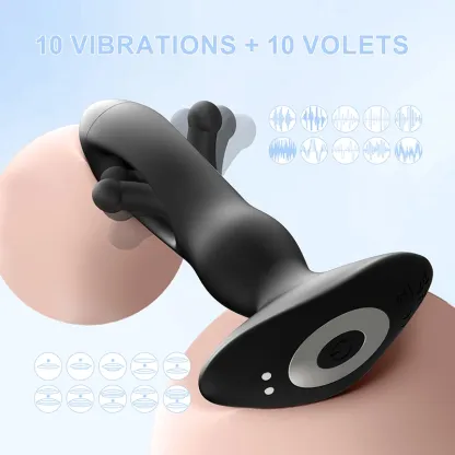 Stimulateur Prostatique avec 10 Modes de Vibration et Télécommande