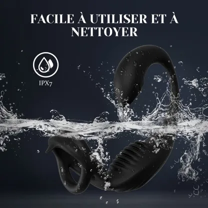 Stimulateur Prostatique 3 en 1 : Vibrateur pour Pénis, Testicules, Périnée et Anus
