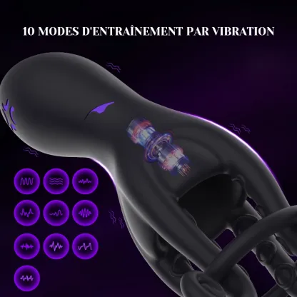 Stimulateur de Gland Octopus 10 Vibrations Jouet Sexuel Masculin