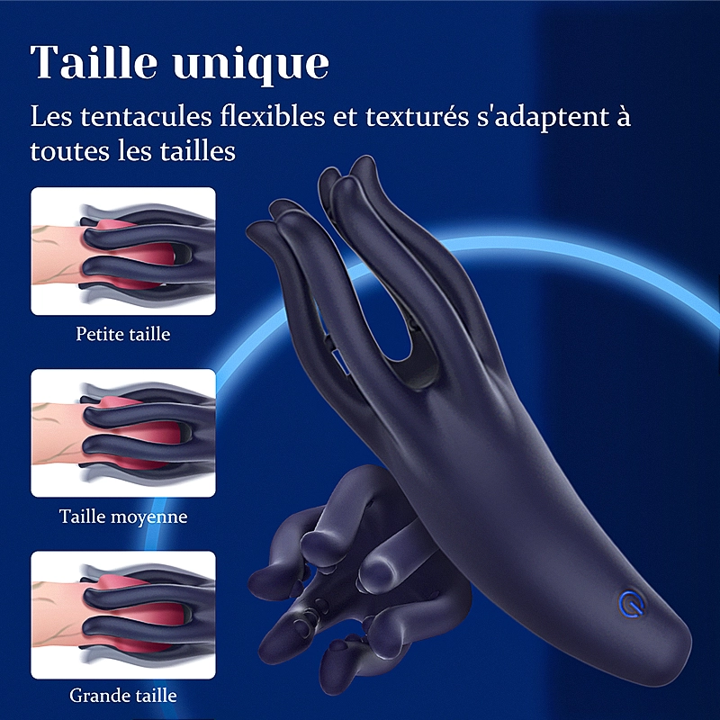 Stimulateur de Gland 10 Vibration Masseuse Monstre Tentaculaire