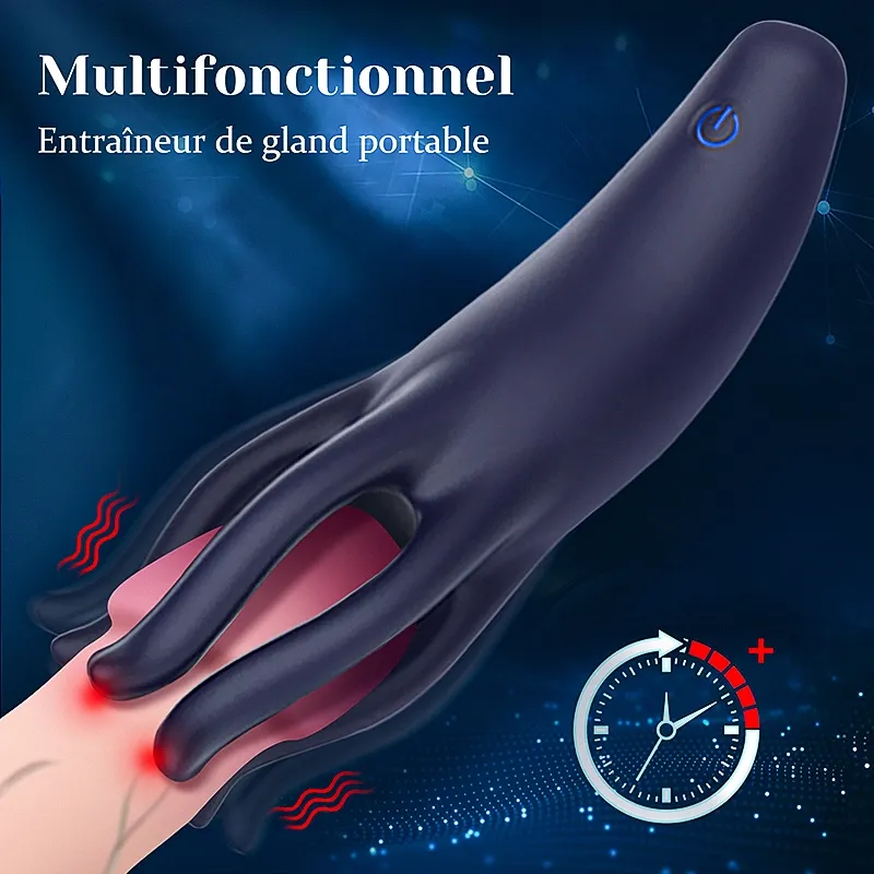 Stimulateur de Gland 10 Vibration Masseuse Monstre Tentaculaire